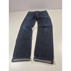 Albam Selvedge Denim Jeans Mens 32x35 Blue Slim Leg Raw Made England Japan